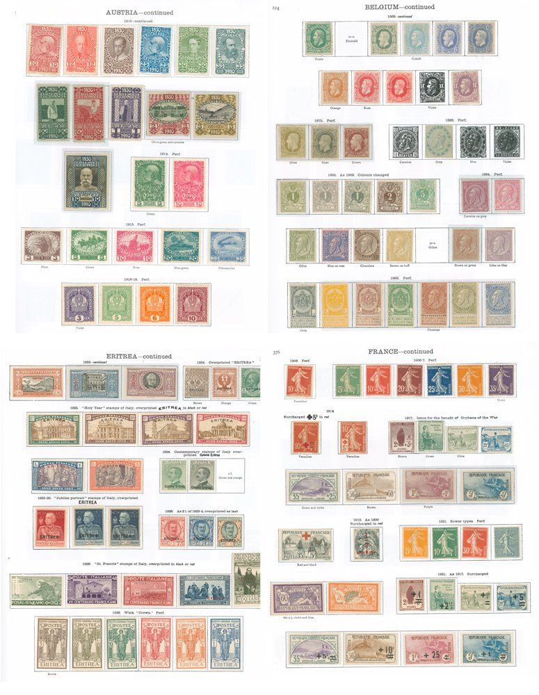 Postage stamps of the World