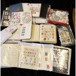 MISCELLANEOUS ACCUMULATION in carton incl. Old Strand album, well filled with a world collection,