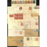 1906-37 range of covers (21) & front incl. five with Nelson Memorial frankings mainly addressed to