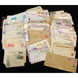 20thC with some earlier covers, postal stationery & postcards, many commercial with pmk variety,