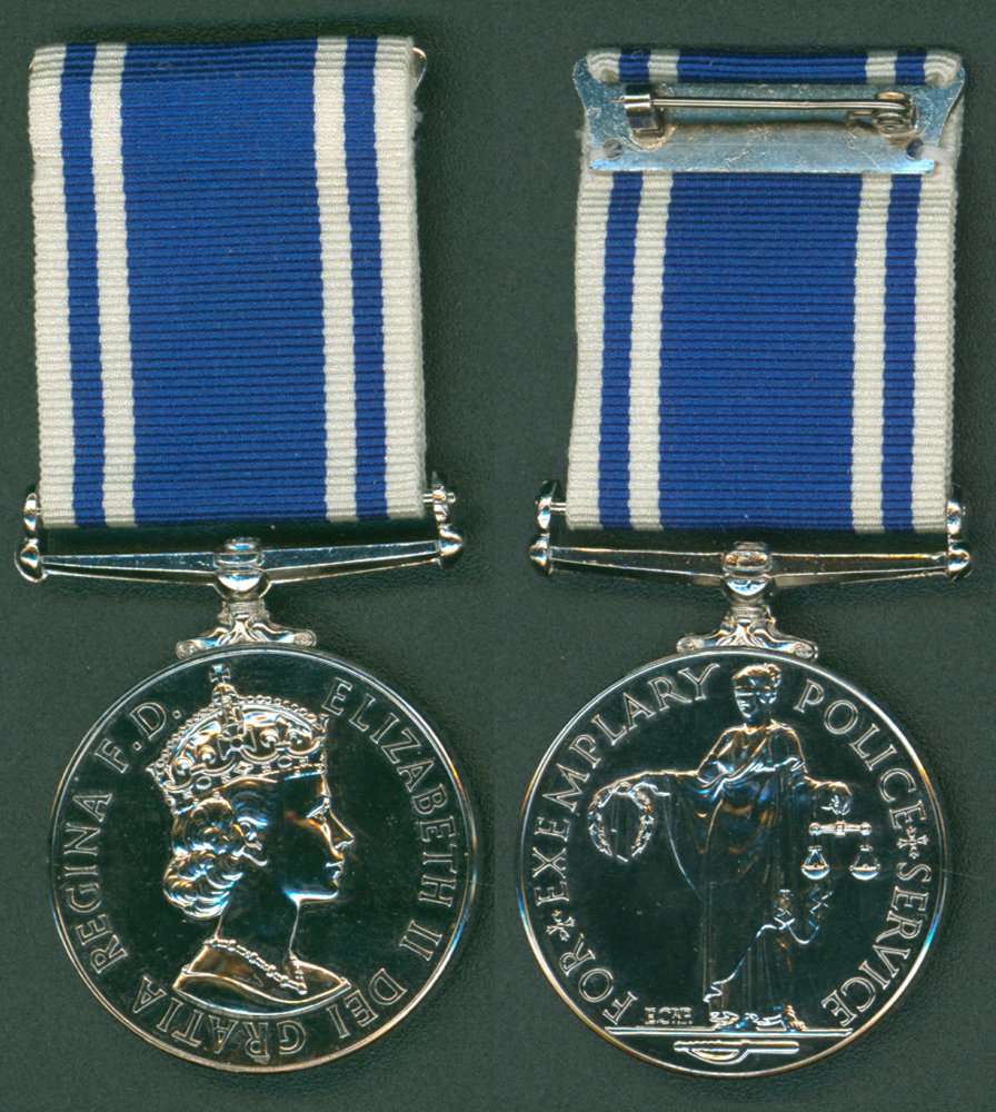 Police Long Service & Good Conduct Medal Eliz II, boxed and in Mint state to Sgt. David. S. Gilbey.