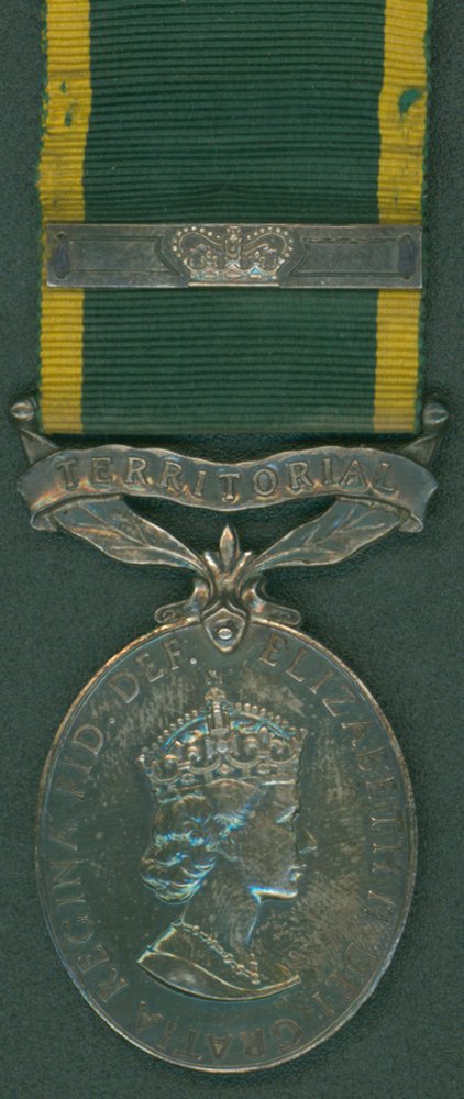 Territorial Efficiency Medal Geo VI (boxed) to 22590250 L/Cpl. J. G. Walker, Royal North'd Fus,