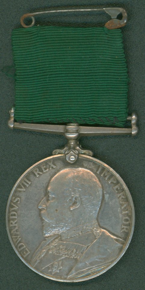 Long Service in the Volunteer Force Edward VII to 1314 Sgt. J. Marr, 1st Battn Berwick on Tweed,