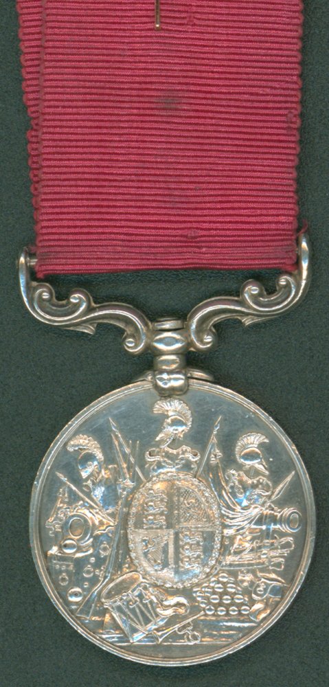 Victorian Long Service Good Conduct Medal (Army) to 1322 Pte. A. Lilley, North'd Fus (small