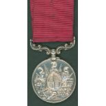 Victorian Long Service Good Conduct Medal (Army) to 1322 Pte. A. Lilley, North'd Fus (small