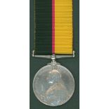 Queen's Sudan Medal 1896, no clasp to 1237 Havilder Reoti Singh 22/Bombay Inf, some damage to the