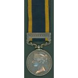 Punjab Medal 1849 to Fras. Fee Nightly 61st Foot clasp Goojerat, personal details incl. He was