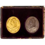 1886-87 South Eastern Railway, combined Jubilees of the Railway 1886 and Queen Victoria 1887, a pair