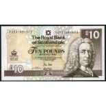 Royal Bank of Scotland £10, dated 6th February 2012, Diamond Jubilee Commemorative TQDJ 1891973,