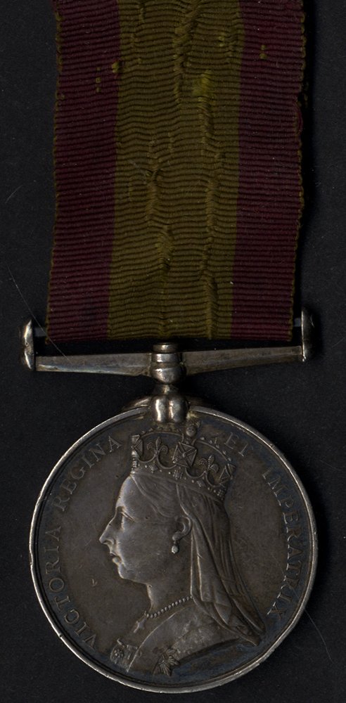 Afghanistan Medal 1878-80, no clasp to 4966. Gr. J. Weeks, E/4th R.ART. Nr EF.