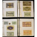 Germany Notgeld collection of over 300 notes displayed in four albums with slip cases, predominantly