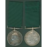 Victoria Volunteer Long Service Medal to 1187 Cpl. T. H. Rochester 2nd Northumberland Vol. Art. GVF.