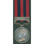 India General Service Medal 1854, clasp Persia to W. Ferguson 78th Highlanders (impressed naming).