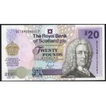 Royal Bank of Scotland £20, dated 4th August 2000, Queen Mother 100th Birthday Commemorative,