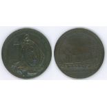 Davidson's Nile Medal in bronze, small EK, VF.