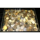 World coins - miscellaneous accumulation, mixed grades. (450)