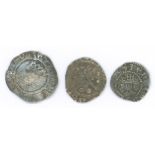 Penny, Annulet issue, Calais, fine, another clipped VF, and a halfpenny, London, VF. S1845, S? &