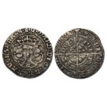 Groat, mm Heraldic cinquefoil (1480-83), rose on breast, a nice VF. S2100.