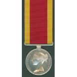 1st China War Medal 1842 to Omah Ali 2dc (2nd class) Stoker. This has a later Bombay style naming