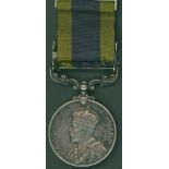India General Service Medal Geo V, clasp North West Frontier 1930-31 to 4446352 Pte. J. Eagling,
