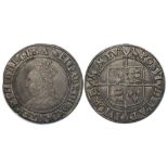 Shilling, second issue (1560-61) mm Martlet, bust 3C, VF or perhaps a little better, round and