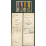 Group of four - Military Medal Geo V to 16140 Pte. L Oliver, 10th Bttn, North'd Fus, ACT/Cpl, 1914/