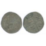 Penny, York, London - made dies, T & Key at neck, AVF with a good portrait, scarce. S2063.