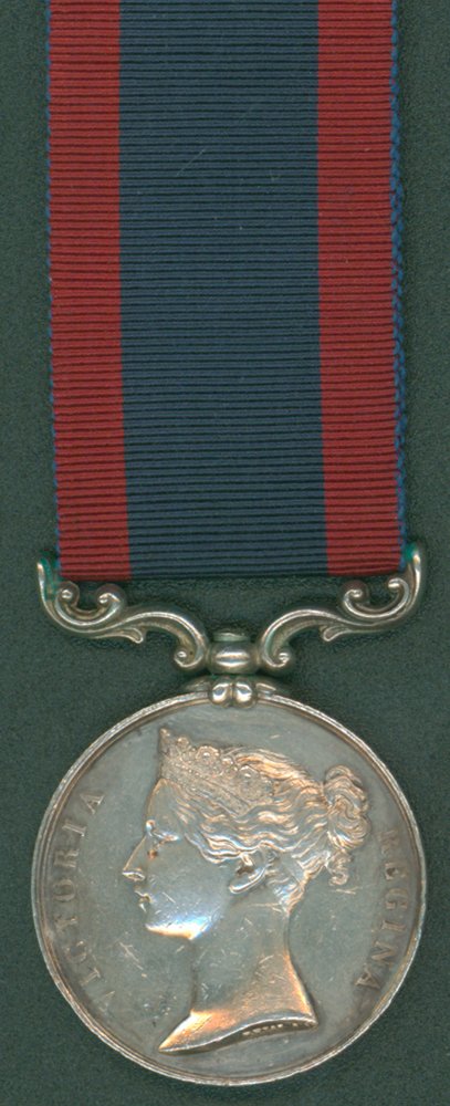 Sutlej Medal with Sobraon reverse 1846 to W. M. Richards 8th Lancers, 2 men of this name listed.