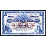 Royal Bank of Scotland £1, dated 15th October 1928, series C498508, Pick 321, good fine. (1)