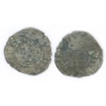 Halfpenny, (1461-4) without marks at neck, AVF. S2069.