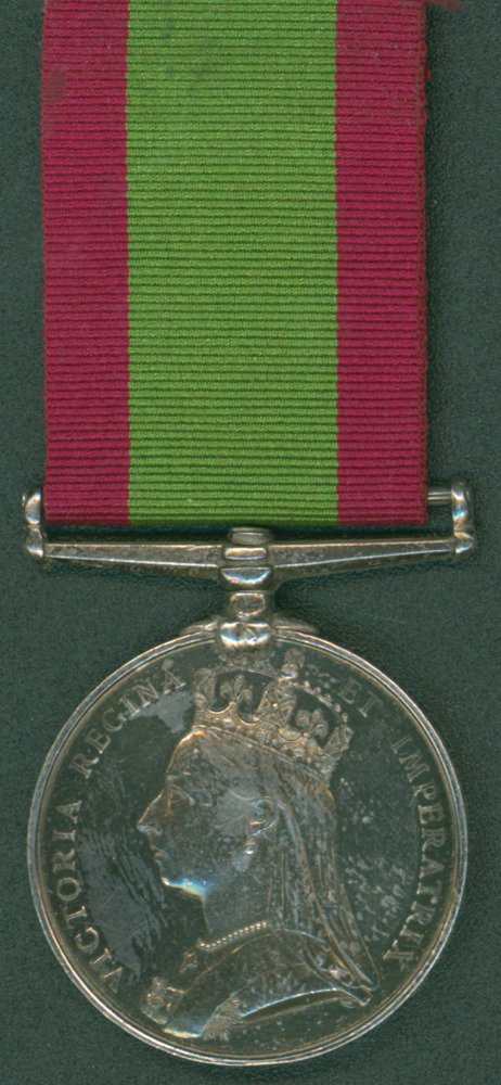 Afghanistan Medal 1878-80, no clasp to 774 Pte. J. Aldons, 1/5th Fus (North'd Fus), toned, Nr Mint.