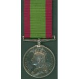 Afghanistan Medal 1878-80, no clasp to 774 Pte. J. Aldons, 1/5th Fus (North'd Fus), toned, Nr Mint.
