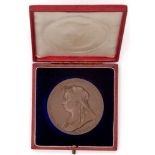 1897 Queen Victoria, Diamond Jubilee, official medals (3), by G. W. De Saulles (after T. Brock &