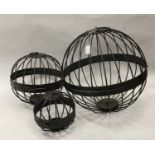 Three candle cages (ref 256)