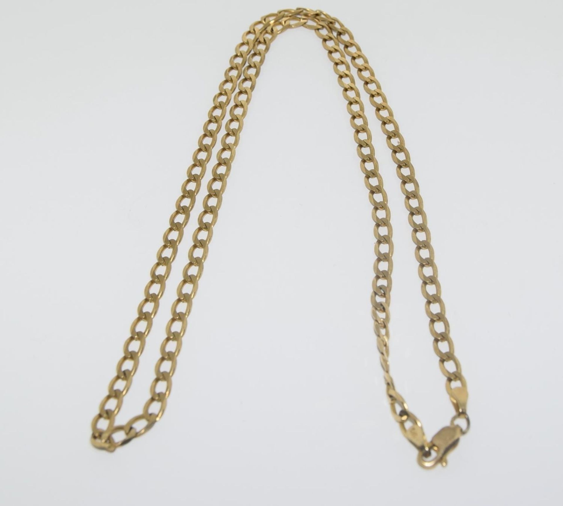 9ct gold flatlink chain 52cm long 10gm - Image 4 of 5
