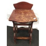 An Art Noveau wooden chair Pugin style 40x44x66cm.