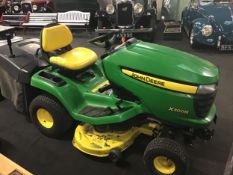 Direct from High Court Enforcement John Deere X300R sit on grass cutter with collection box no