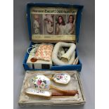 Vintage Ronson escort 2000 hair dryer in original box with instructions together with a ladies