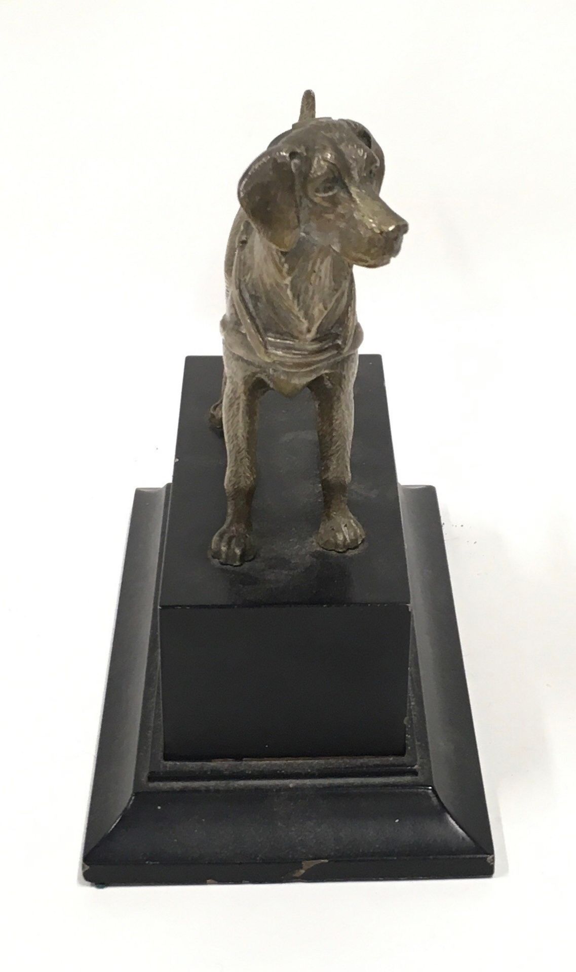 A guide dogs trophy with model of a dog to top. - Image 2 of 5