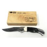 Buffalo River Hunters Range "Polar Bear Knife" in fitted wooden box.