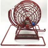 Vintage "Bernards Tombola "cage with balls