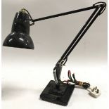 Genuine Anglepoise by Herbert Terry & Sons in black with square base