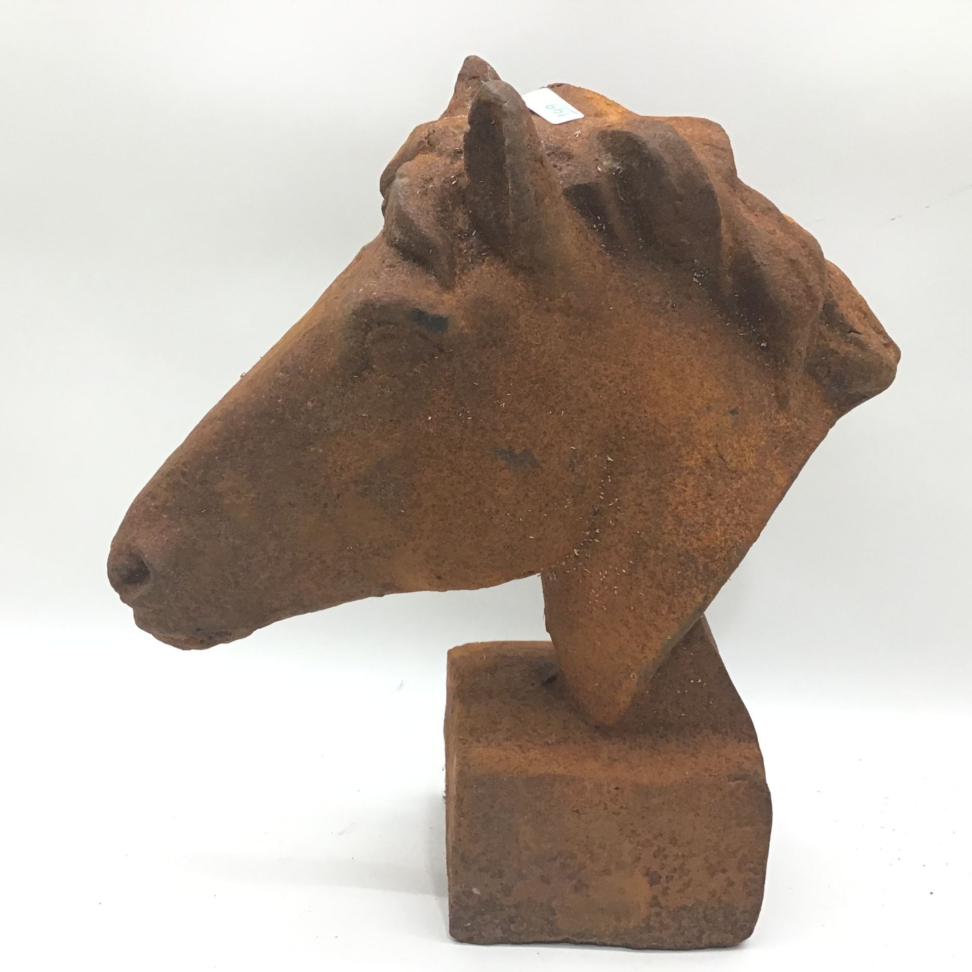 Small cast horse head (149) - Image 3 of 3