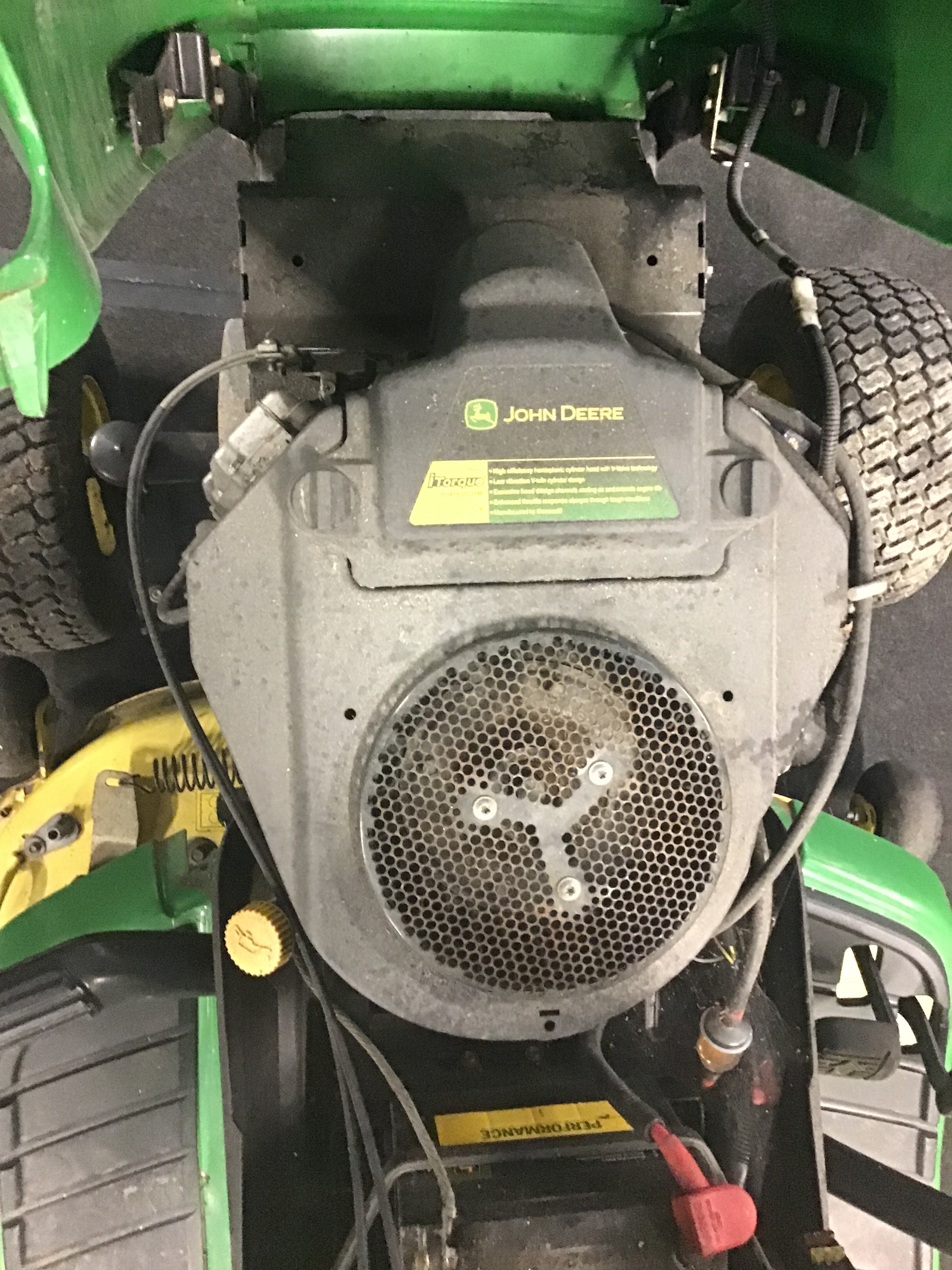 Direct from High Court Enforcement John Deere X300R sit on grass cutter with collection box no - Image 7 of 11