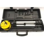 Surveyers level with tripod in hard carry case