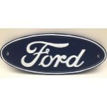 An oval ford sign (228)