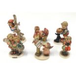 Goebel/Hummel collection of figurines to include "Going to Grandma's" (6).