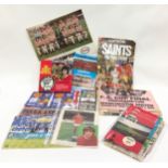 Collection of football related ephemera to include possible signed George Best picture.