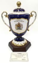 Aynsley "The Buckingham Palace Golden Jubilee Vase" To celebrate H.M Queen Elizabeth II's Golden