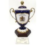 Aynsley "The Buckingham Palace Golden Jubilee Vase" To celebrate H.M Queen Elizabeth II's Golden